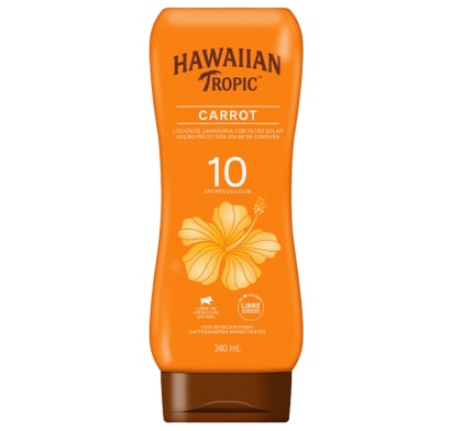 Protector Solar Hawaiian Tropic Loción Zanahoria FPS10 240 ml