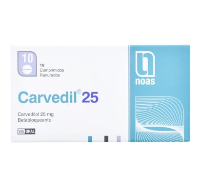 CARVEDIL 25 MG 30 COMPRIMIDOS
