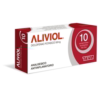 Aliviol 50 Mg 10 Comprimidos