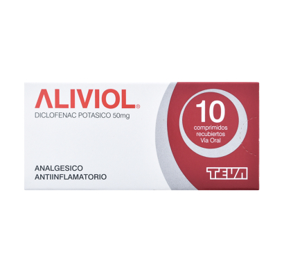 Aliviol 50 mg 10 Comprimidos
