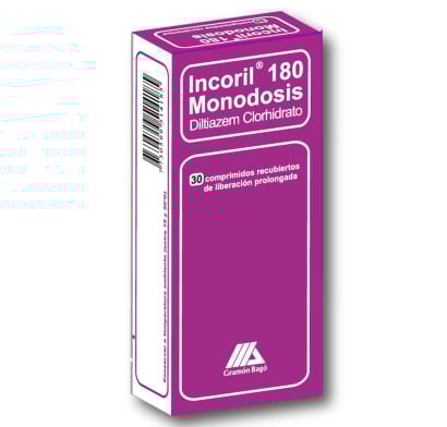 Incoril Monodosis 180 Mg 30 Comprimidos