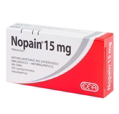 Nopain 15 Mg 20 Comprimidos