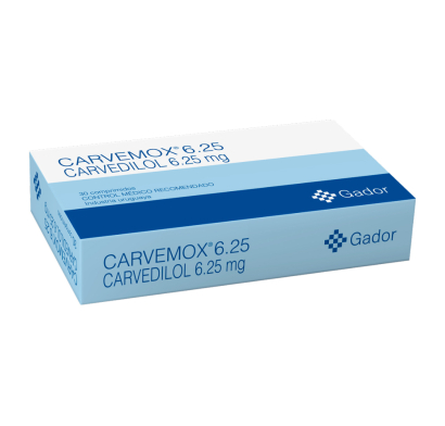 Carvemox 6.25 Mg 30 Comprimidos