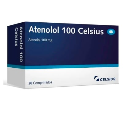 ATENOLOL CELSIUS 100 MG 30 COMPRIMIDOS CELSIUS