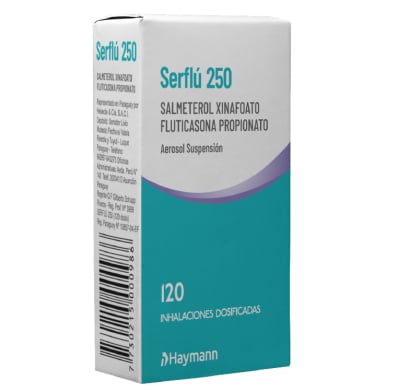 Serflú 250 Mcg 120 Dosis