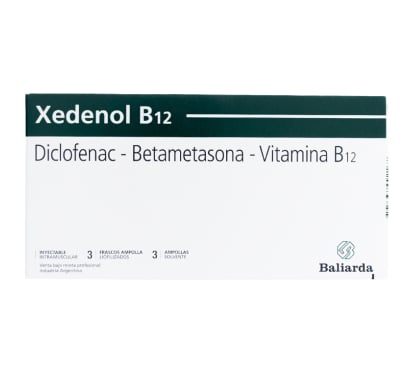 Xedenol B12 Inyectable 3 Ampollas