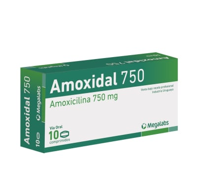 Amoxidal 750 Mg 10 Comprimidos