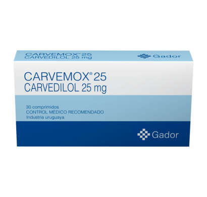 CARVEMOX 25 MG 30 COMPRIMIDOS