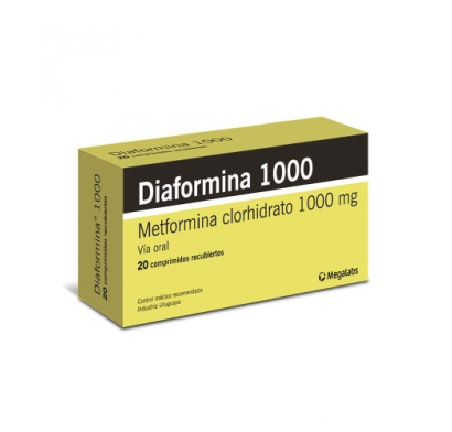 DIAFORMINA 1000 MG 20 COMPRIMIDOS