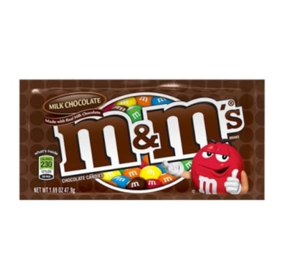 CHOCOLATE M&M PLAIN 52GRS