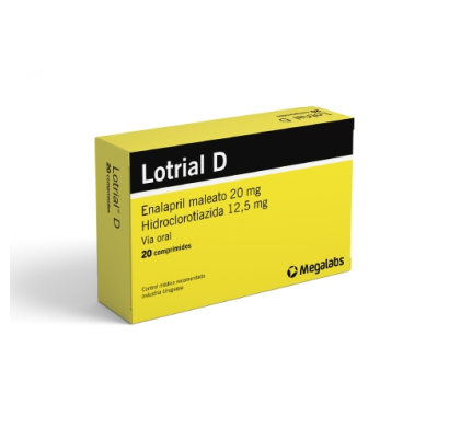 Lotrial D 20 Mg 20 Comprimidos