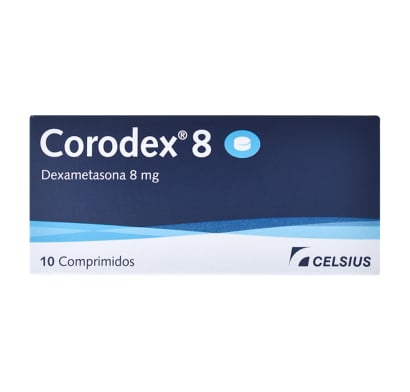 CORODEX 8 MG 10 COMPRIMIDOS