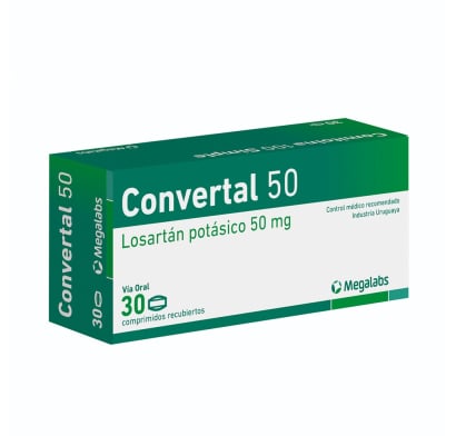 CONVERTAL 50 MG 30 COMPRIMIDOS