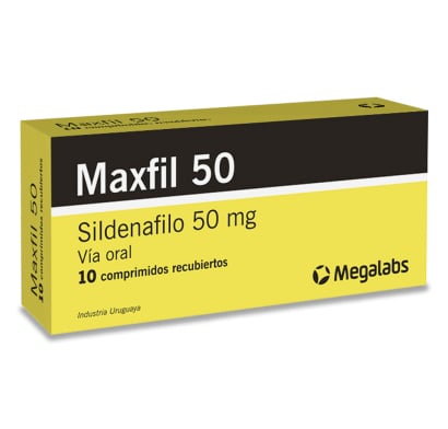 MAXFIL 50 MG 10 COMPRIMIDOS