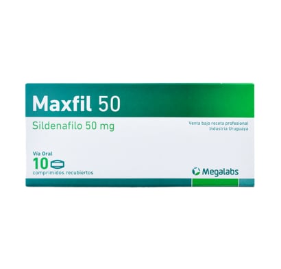 Maxfil 50 Mg 10 Comprimidos