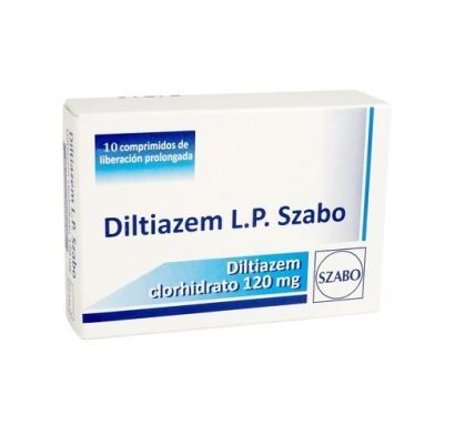 Diltiazem Lp 120 Mg 10 Comprimidos