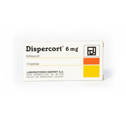 Dispercort 6 mg 10 Tabletas