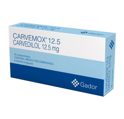 Carvemox 12.5 Mg 30 Comprimidos