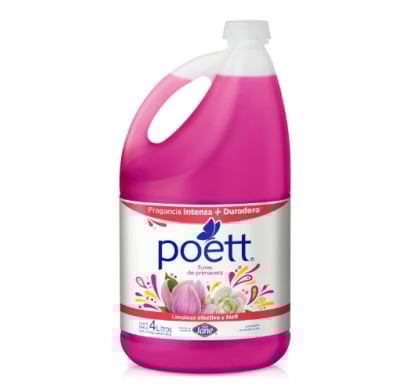 Limpiador Líquido Poett Primavera 4 Lts