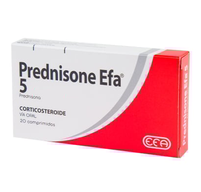 Prednisone 5 Mg 20 Comprimidos