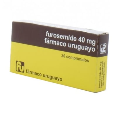 Furosemide 40mg 20 Comprimidos