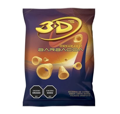 Snack 3D's Mega BBQ 30 g 