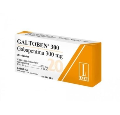 Galtoben 300 Mg 20 Cápsulas