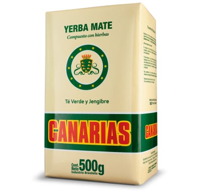 Yerba Canarias Té Verde Y Jengibre 500 G