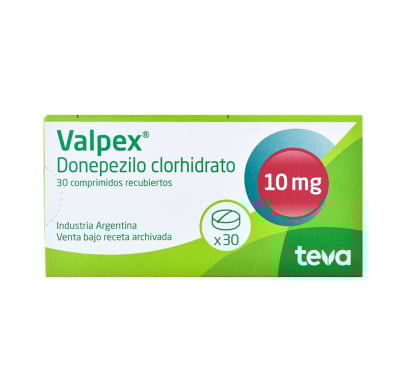 Valpex 10 Mg 30 Comprimidos