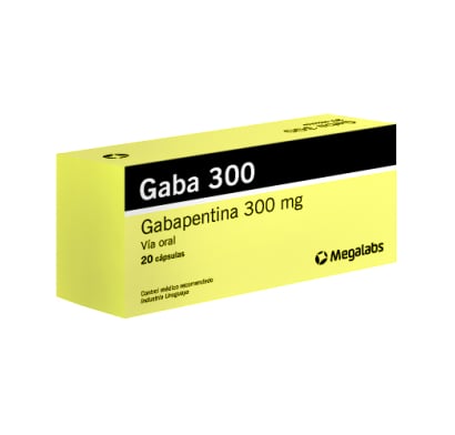 GABA 300 MG 20 CÁPSULAS