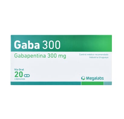 GABA 300 MG 20 CÁPSULAS
