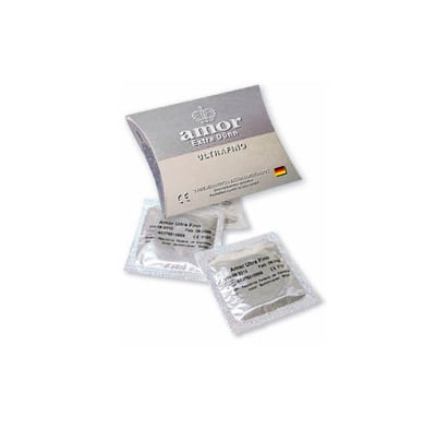 PRESERVATIVO AMOR ULTRAFINO GRIS X3 UNIDADES.