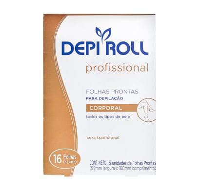 Bandas Depilatorias Depi Roll Corporales 8 Unidades