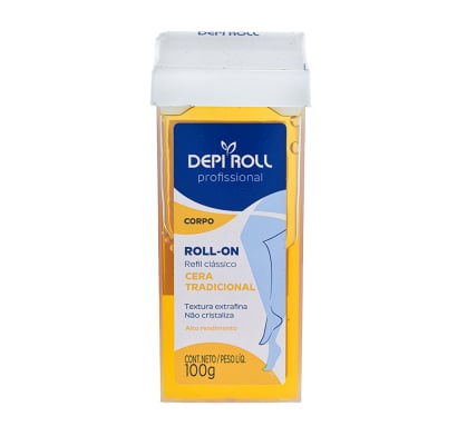 Cera Depilatoria Depi Roll On Corporal Miel 100 G