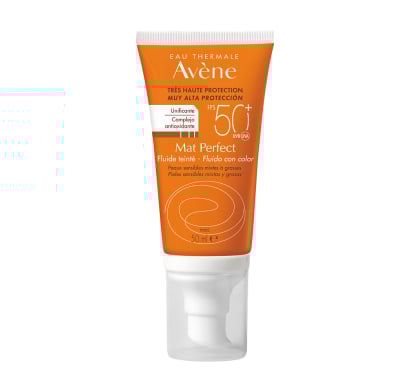 Protector Solar Avène Fluido Matte Con Color Fps50+ 50 Ml