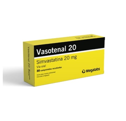 VASOTENAL 20 MG 30 COMPRIMIDOS
