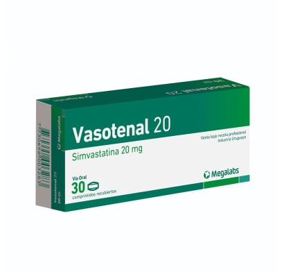 VASOTENAL 20 MG 30 COMPRIMIDOS