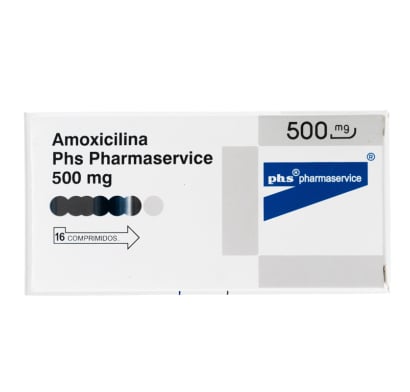 Amoxicilina Phs 500 Mg 16 Comprimidos