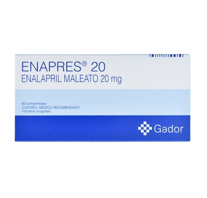 Enapres 20 Mg 60 Comprimidos