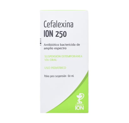 Cefalexina Ion 250 Suspensión 60 Ml
