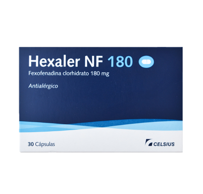 Hexaler Nf 180 Mg 30 Cápsulas