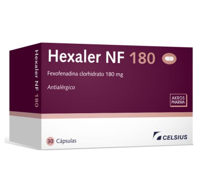 Hexaler Nf 180 Mg 30 Cápsulas