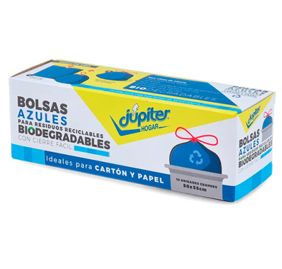 Bolsas De Residuos Júpiter Azul 70x100cm