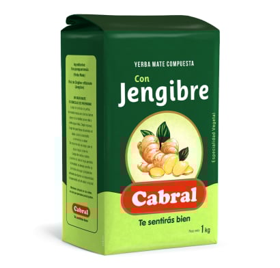 Yerba Cabral Compuesta Con Jengibre 1 Kg