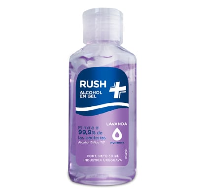 Alcohol En Gel Rush Lavanda 60 Ml