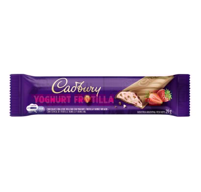 Tableta De Chocolate Cadbury Yoghurt Frutilla 27 G