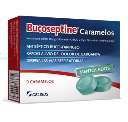 Bucoseptine Caramelos 9 Unidades