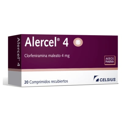 Alercel 4 Mg 20 Comprimidos