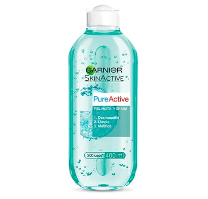 **GARNIER AGUA MICELAR PURE ACTIVE 400ML