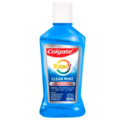 COLGATE ENJUAGUE TOTAL 12 CLEAN MINT 60M